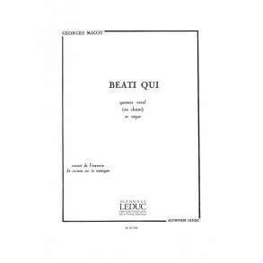Migot Georges Beati Qui 4 Part Choir & Organ Choral