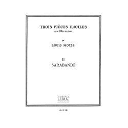Louis Mo&yuml;se: 3 Pi&egrave;ces No.2: Sarabande (Flute & Piano)
