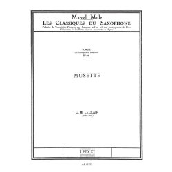 Jean-Marie Leclair: Musette (Classiques No.76) (Saxophone-Tenor & Piano)