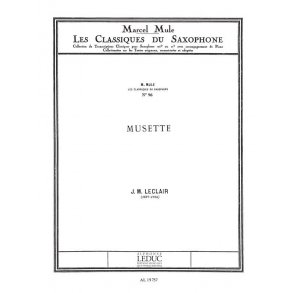 Jean-Marie Leclair: Musette (Classiques No.76) (Saxophone-Tenor & Piano)
