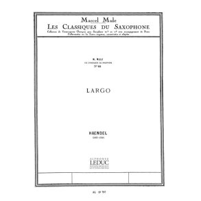 Georg Friedrich Handel: Largo célèbre (Classiques No.62) (Saxophone-Alto & Piano)