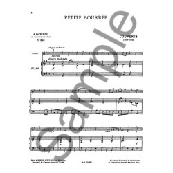 Fran&ccedil;ois Couperin: Petite Bourr&eacute;e (Classiques No.350) (Violin & Piano)