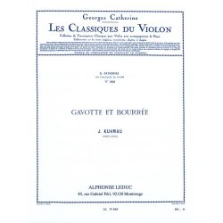 Johann Kuhnau: Gavotte et Bourr&eacute;e (Classiques No.360) (Violin & Piano)