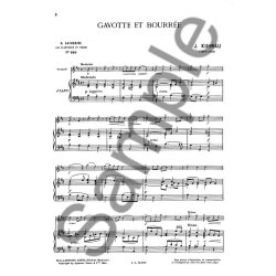 Johann Kuhnau: Gavotte et Bourr&eacute;e (Classiques No.360) (Violin & Piano)