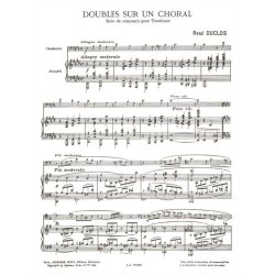 Ren&eacute; Duclos: Doubles sur un Choral (Trombone & Piano)