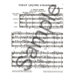 Olivier Messiaen: 20 Le&ccedil;ons d'Harmonie (Book)