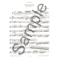 Eug&egrave;ne Bozza: Image Op. 38 (Flute)