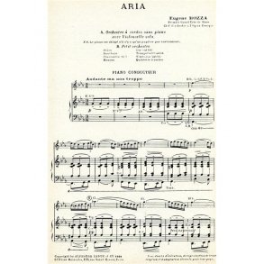 Eugène Bozza: Aria (Sextet-Strings)