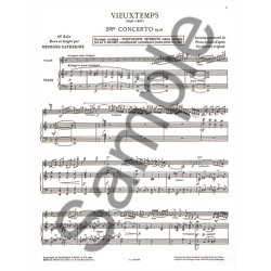 Georges Catherine: First Solos extracted from the Classic Concertos (Vieuxtemp's Concert No. 5), for Violin and Piano