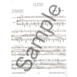 Marin Marais: La Folia (Cello and Piano)