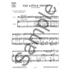 Claude Achille Debussy: Le Petit N&egrave;gre (Bassoon & Piano)