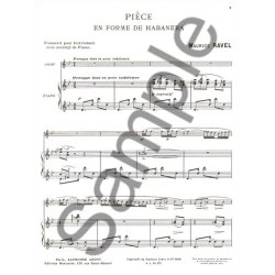 Maurice Ravel: Pi&egrave;ce en Forme de Haba&ntilde;era