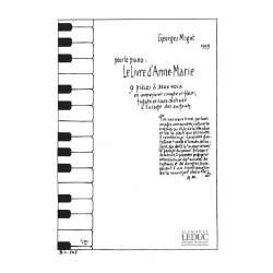 Migot Georges Livre D'anne Marie Piano Book