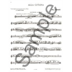 Paul Dukas: Alla Gitana, for Alto Saxophone and Piano