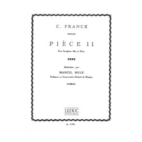 César Franck: Pièce II (Saxophone-Alto & Piano)