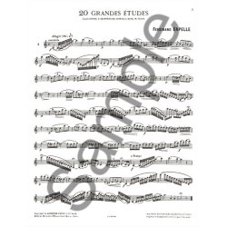 F. Capelle: 20 Grandes Etudes Vol.1 (Clarinet solo)