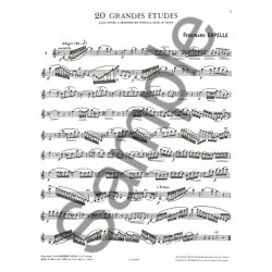 F. Capelle: 20 Grandes Etudes Vol.1 (Clarinet solo)