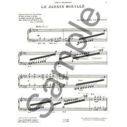 Jacques de la Presle: Le Jardin mouill&eacute; (Harp solo)