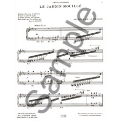 Jacques de la Presle: Le Jardin mouill&eacute; (Harp solo)
