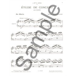 Marcel Tournier: Etude De Concert 'Au Matin' (Harp Solo)