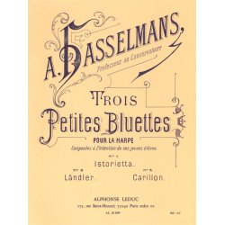Alphonse Hasselmans: 3 Petites Bluettes Op.28 (Harp solo)