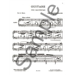 Alphonse Hasselmans: Guitare Op.50 (Harp solo)