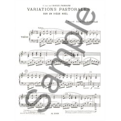 Marcel Louis Auguste Samuel-Rousseau: Variations pastorales sur un vieux No&euml;l (Harp solo)