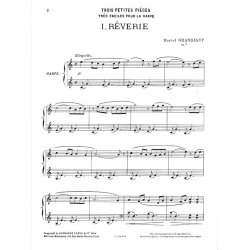 Marcel Grandjany: 3 Petites Pi&egrave;ces Tr&egrave;s Faciles Op.7 (Harp Solo)