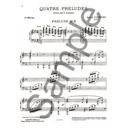 Marcel Tournier: 4 Pr&eacute;ludes Op.16, 2&egrave;me Suite (Harps 2)