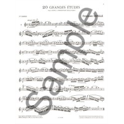 F. Capelle: 20 Grandes Etudes Vol.1 (Oboe solo)