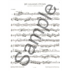 F. Capelle: 20 Grandes Etudes Vol.1 (Oboe solo)