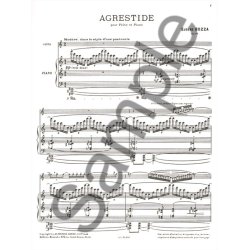 Eug&egrave;ne Bozza: Agrestide Op.44 (Flute & Piano)