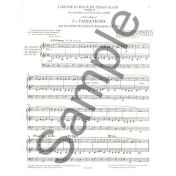 Jehan Alain: L'Oeuvre D'Orgue Tome II