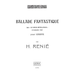 Renie Henriette Ballade Fantastique Harp Solo Book