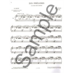 Johann Sebastian Bach: Dix Preludes - Harp