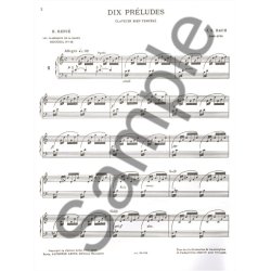 Johann Sebastian Bach: Dix Preludes - Harp