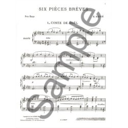 Henriette Reni&eacute;: 6 Pi&egrave;ces br&egrave;ves (Harp solo)