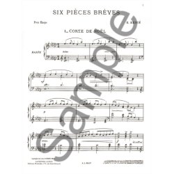 Henriette Reni&eacute;: 6 Pi&egrave;ces br&egrave;ves (Harp solo)