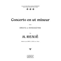 Renie Concerto In C Minor Harp & Piano Book