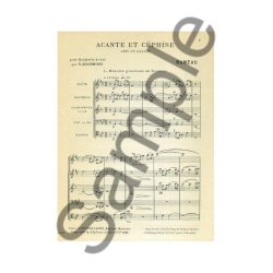 Jean-Philippe Rameau: Acante et C&eacute;phise (Quintet-Wind)