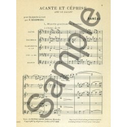 Jean-Philippe Rameau: Acante et C&eacute;phise (Quintet-Wind)