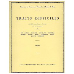 Traits Difficiles (Flute)