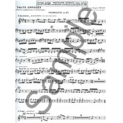 Various Composers: Traits difficiles Vol.1 (Trumpet solo)
