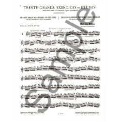 Marcel Mule: 30 Grands Exercices ou Etudes Vol.1