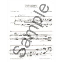 Paul Bonneau: Concerto (Saxophone-Alto & Piano)