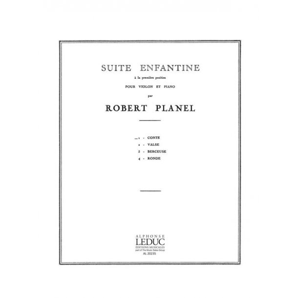 Robert Planel: Suite enfantine No.1: Conte (Violin & Piano)