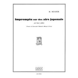 Henri B&uuml;sser: Impromptu sur des Aires japonais (Harp solo)