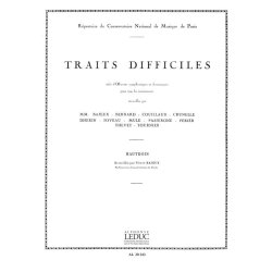 Various Composers: Traits difficiles (Oboe solo)