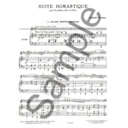 Robert Planel: Suite romantique No.4: Valse sentimentale (Saxophone-Alto & Piano)