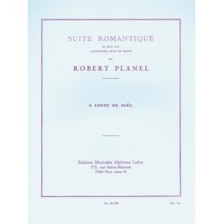 Robert Planel: Suite romantique No.5: Conte de No&euml;l (Saxophone-Alto & Piano)